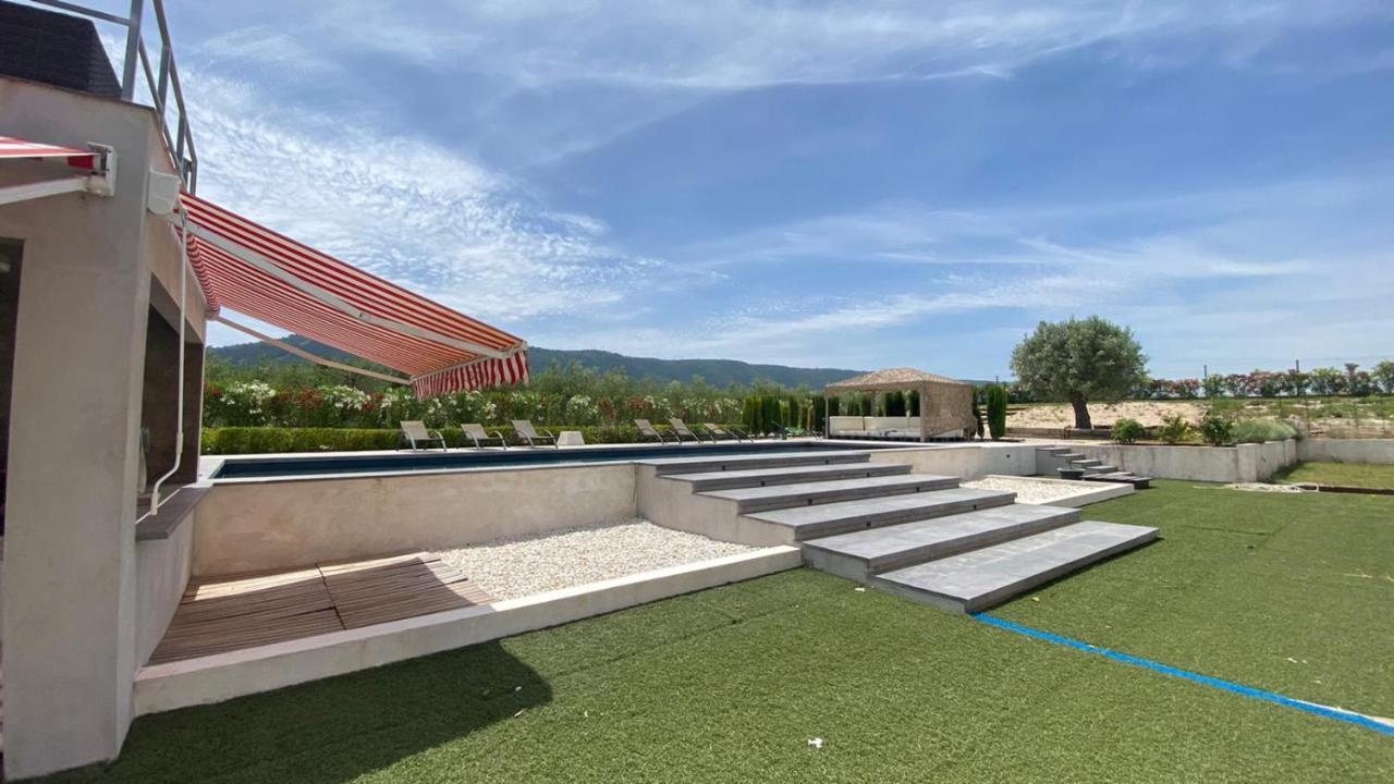 Ferienwohnung White House En Enguera - Fantastica Casa Con Jacuzzi Piscina Y Barbacoa Exterior foto