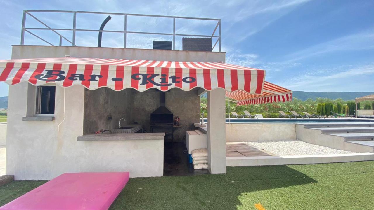 Ferienwohnung White House En Enguera - Fantastica Casa Con Jacuzzi Piscina Y Barbacoa Exterior foto